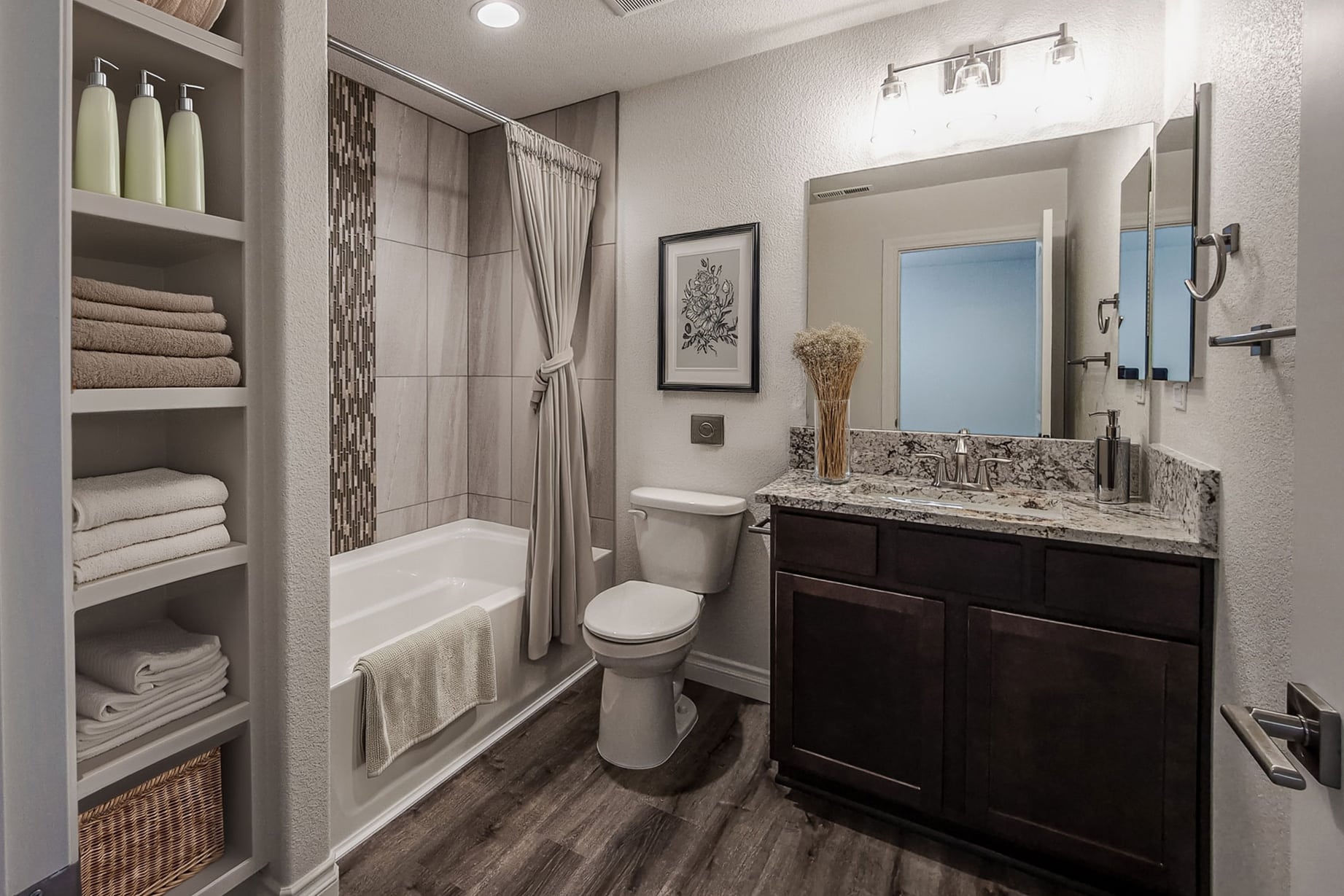 New Reno Homes by Lifestyle Homes-Secondary Bathroom Staging 1