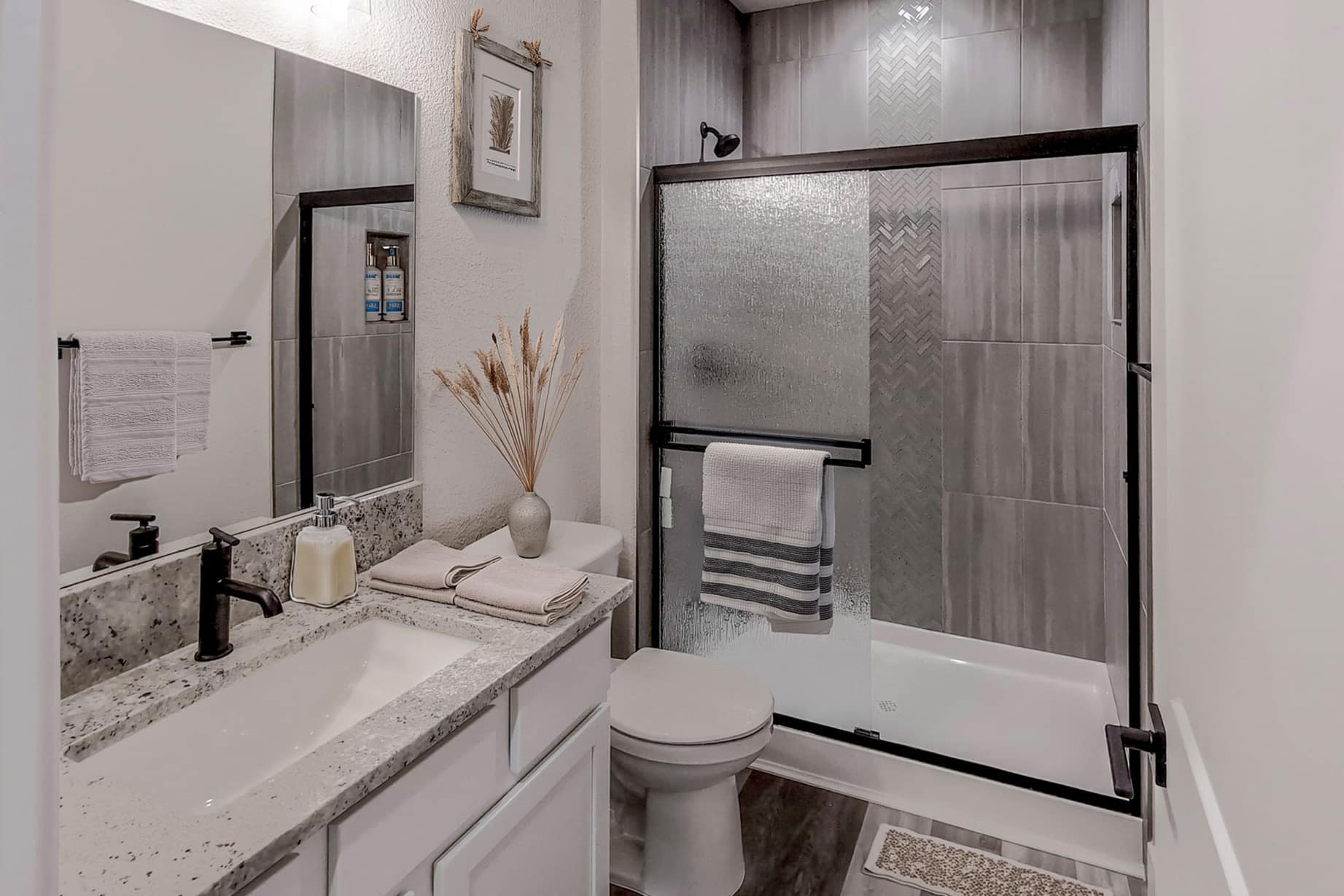New Reno Homes by Lifestyle Homes-Secondary Bathroom Staging 2