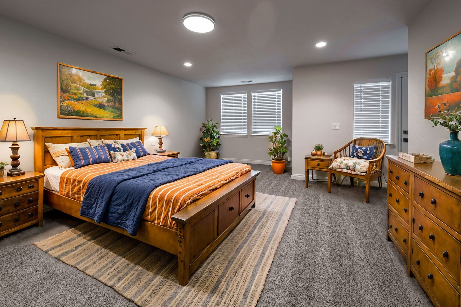 New Reno Homes by Lifestyle Homes-Master Bedroom Staging 2