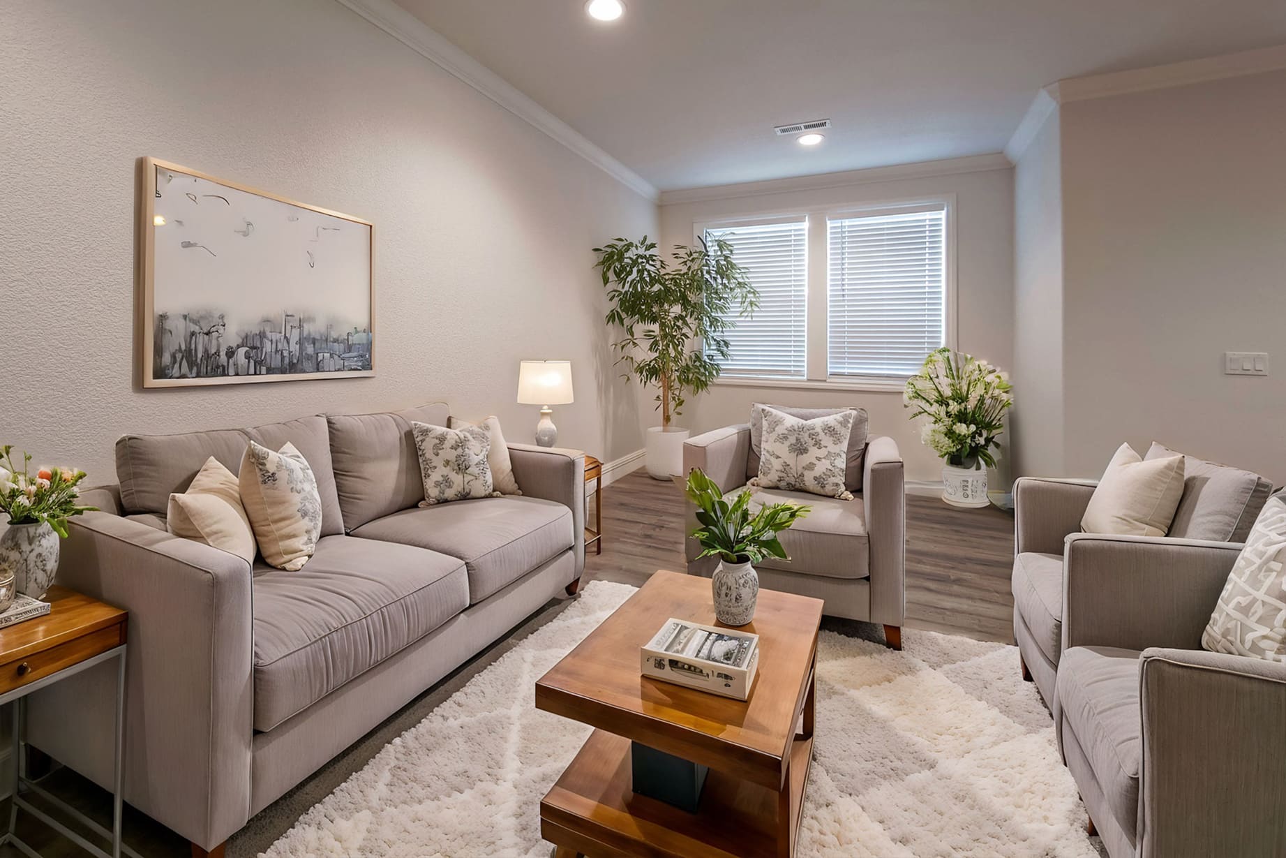 New Reno Homes by Lifestyle Homes-Living Room Staging 3