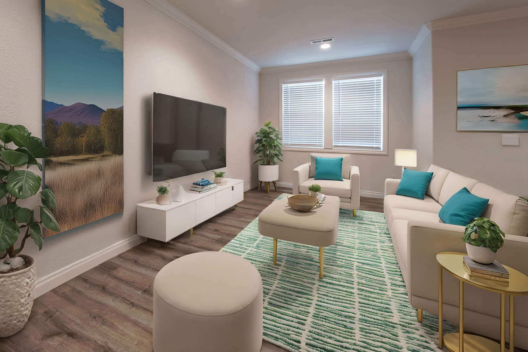 New Reno Homes by Lifestyle Homes-Living Room Staging 5