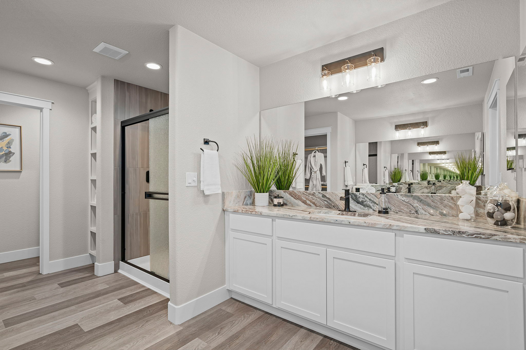 New Reno Homes by Lifestyle Homes-Master Bathroom Staging 1