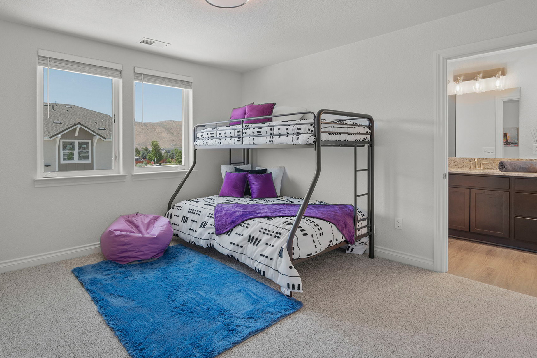 New Reno Homes by Lifestyle Homes-Secondary Bedroom Staging 4