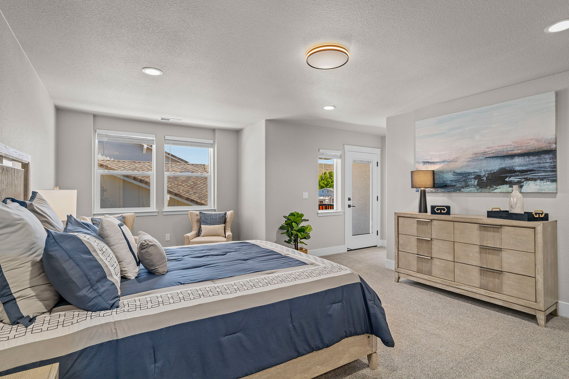 New Reno Homes by Lifestyle Homes-Master Bedroom Staging 4