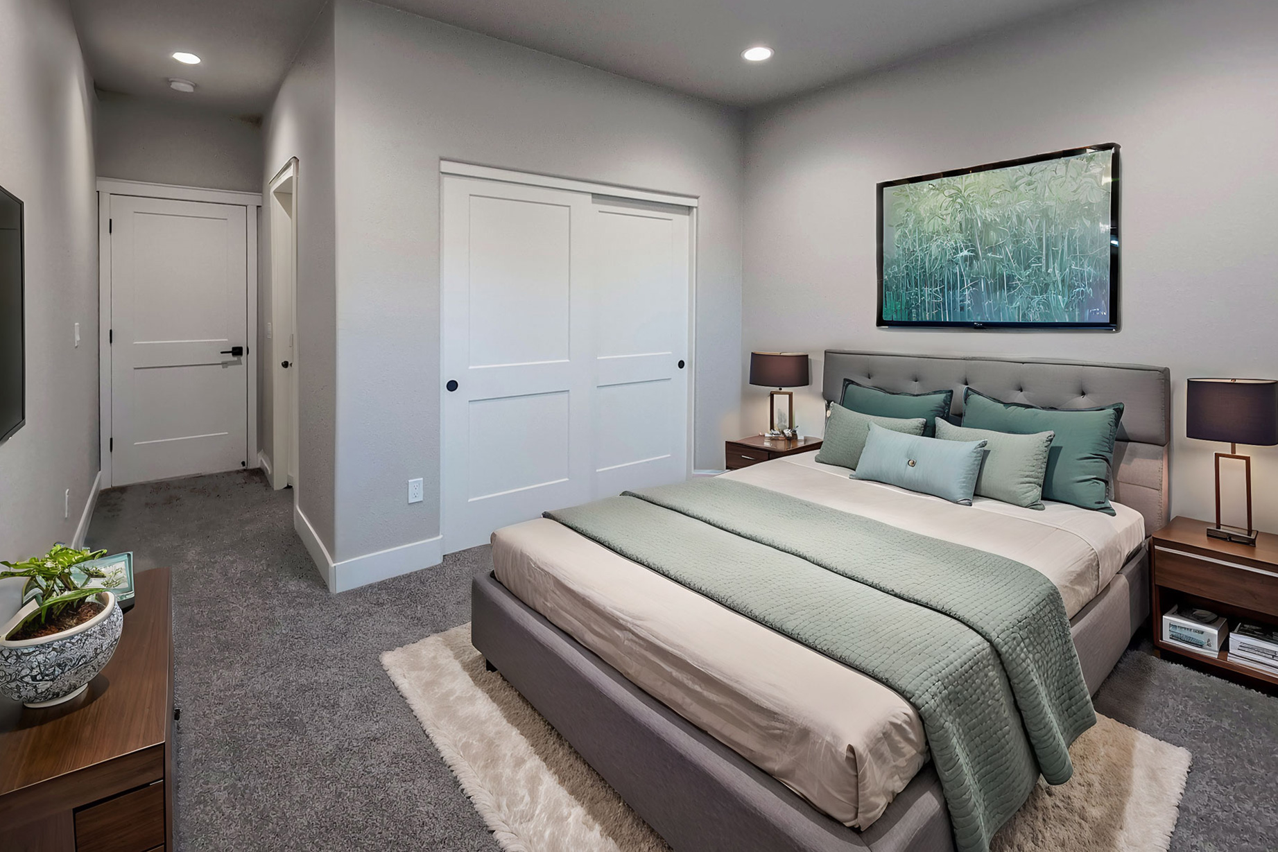 New Reno Homes by Lifestyle Homes-Master Bedroom Staging 3