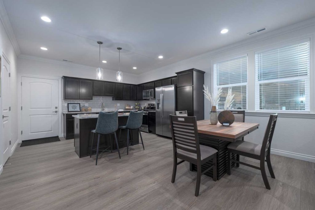 Kitchen / Dining Room view of Parkside Villas Townhomes Model Home