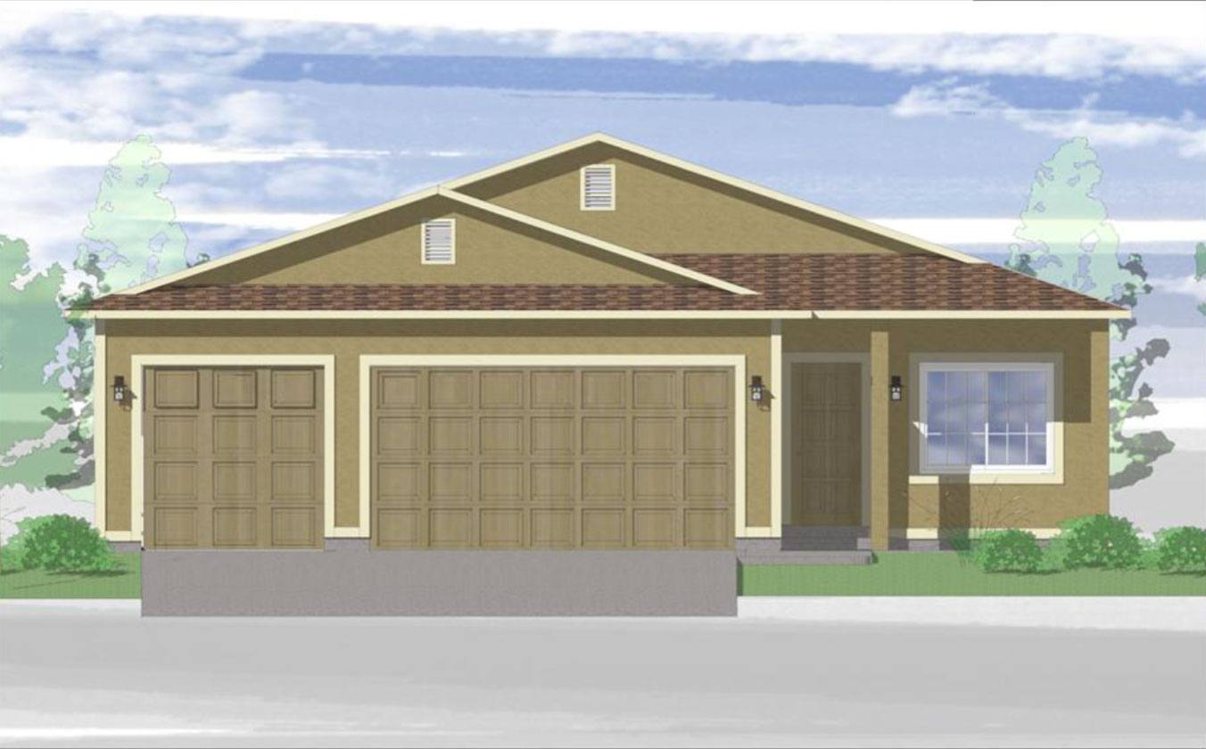 Home Plan 1428 Elevation A