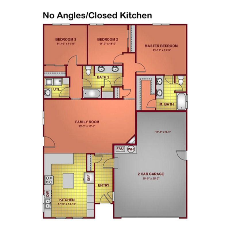 Floor Plans With Closed Kitchen floorplans.click