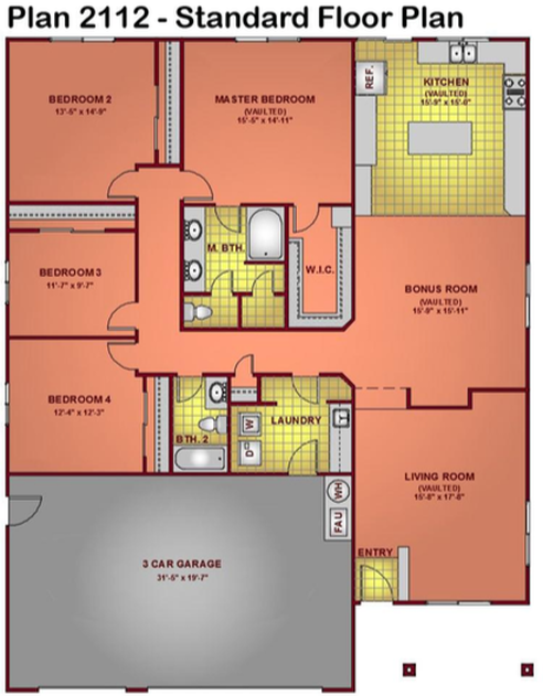 Model 2112 Floor Plan