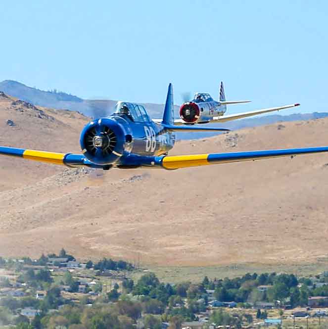 The Reno Air Races at the Stead, Nevada airport - Image courtesy RSCVA https://www.visitrenotahoe.com/discover-reno-tahoe/