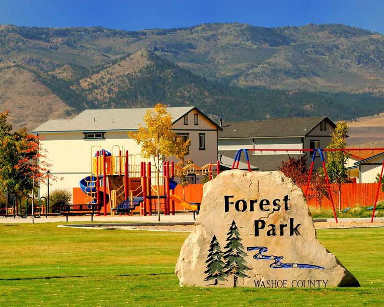 Forest Park in Woodland Village Nevada. Built by Lifestyle Homes